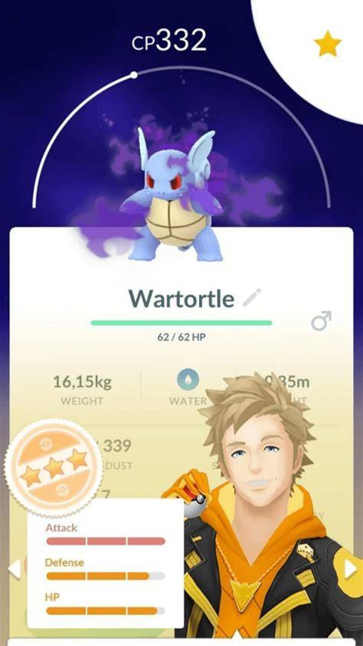 Do you get anything for purifying pokemon?