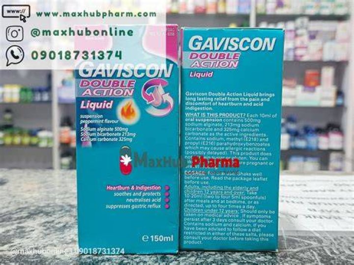 Ingredients in gaviscon double action?