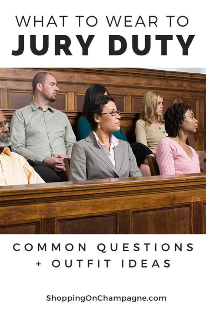 Is the dress code for jury duty?