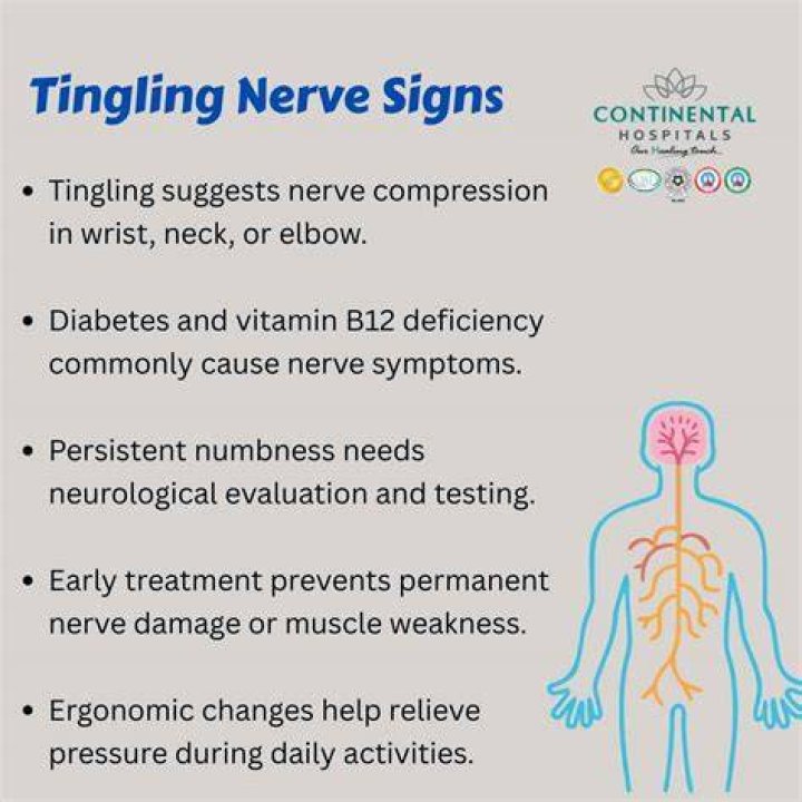 Is tingling a sign of nerve damage?