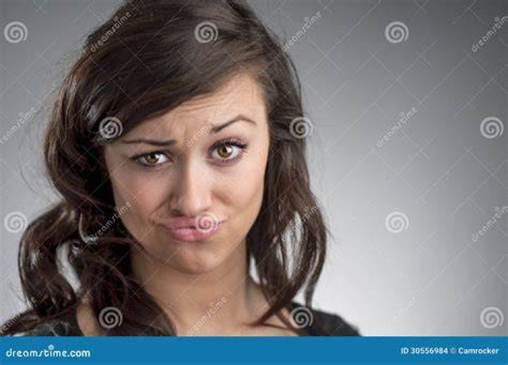 When someone is smirking?
