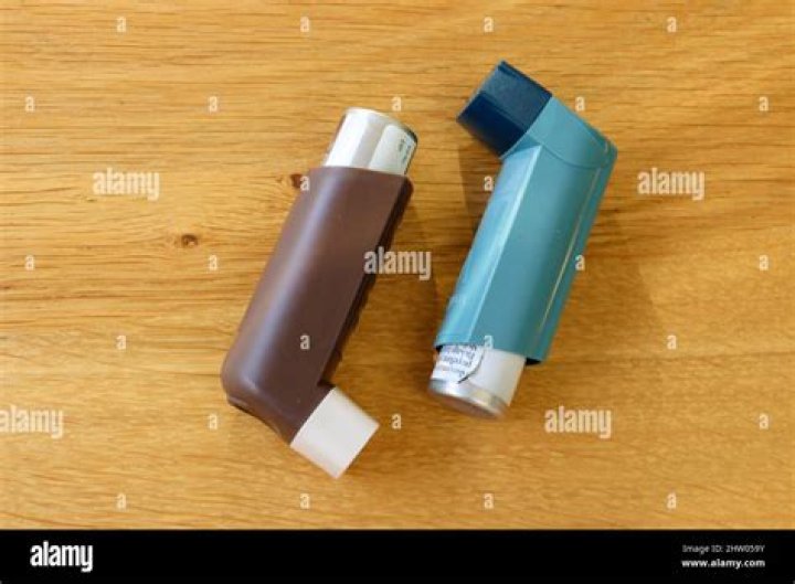 Which inhaler first blue or brown?