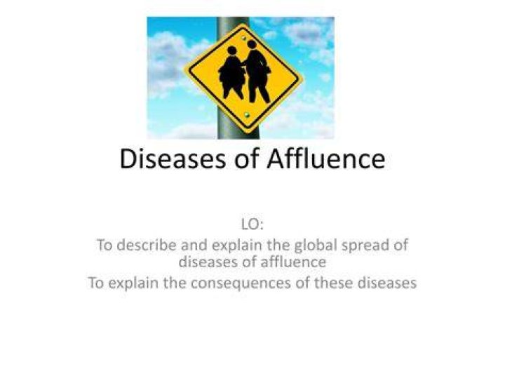 Who diseases of affluence?