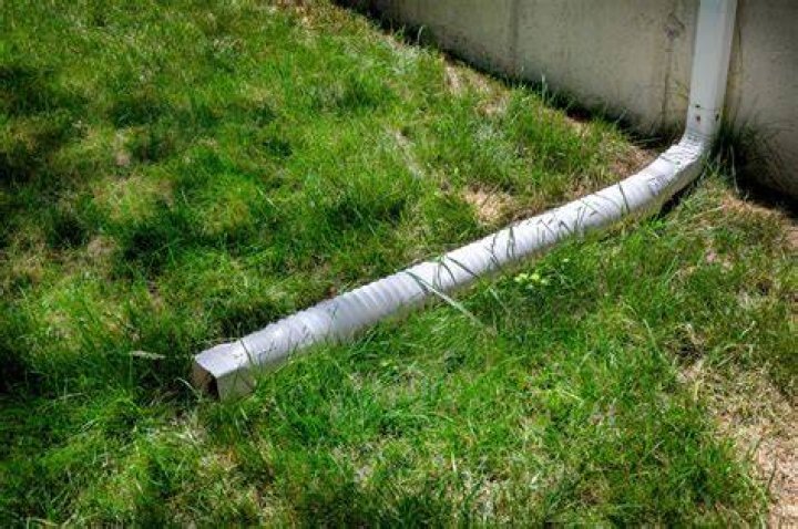 Why do my downspouts go into the ground?